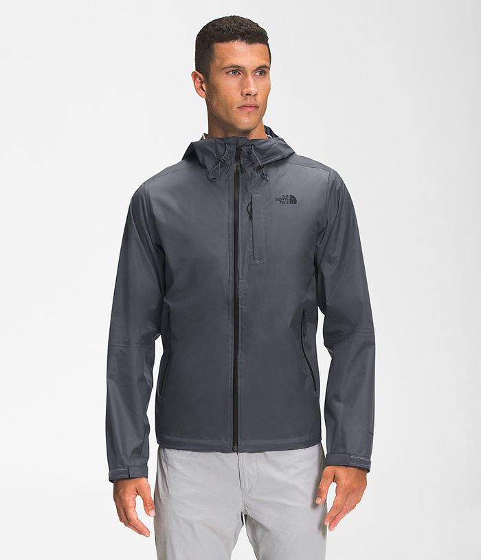 The North Face Rain Jacket Alta Vista Grey - Mens - Thailand BGDAT-4852